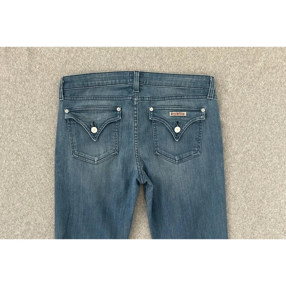 Hudson Jeans Womens 31 Flare Bootcut‎ Low Rise Stretch Denim Y2K USA Made - Picture 8 of 13